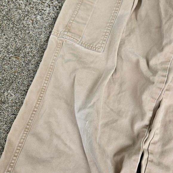 Vtg Y2k OLD NAVY Cargos Plain Earthtone Military Surplus Cargo Pants 34 x 32 - Picture 5 of 7